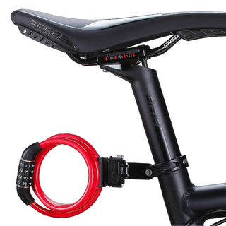 BBB Cycling BBL-92 Cablefix Bracket Cable Lock - Red