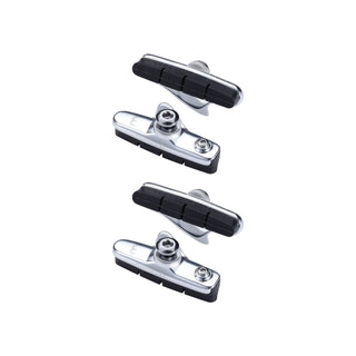 BBB Cycling BBS-02 Roadstop Rim Cartridge Brake Pads 2 Pairs - Silver