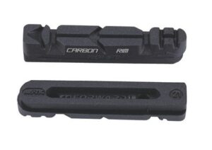 BBB Cycling BBS-23CCHP Techstop Inserts Carbon HP Campag Brake Pads 2 Pair - Black