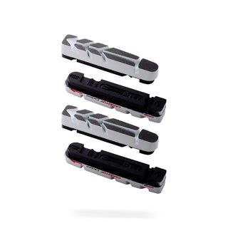 BBB Cycling BBS-29 Carbstop Cartridge 4-IN-1 Brake Pads 2 Pairs - Grey