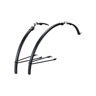 BBB Cycling BFD-22 Slim Guard Road Fender Set - Black