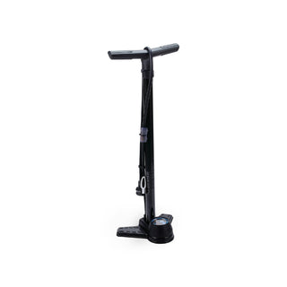 BBB Cycling BFP-25 Floorpump Air Stricke Steel Pump - Matt Black