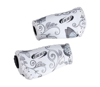 BBB Cycling BHG-17G Ergofix Butterfly Handlebar Grips - 92MM Silver
