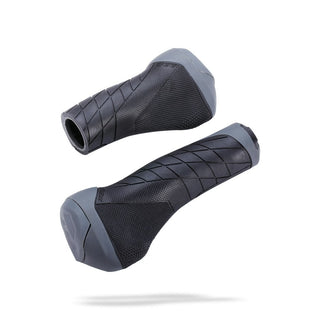 BBB Cycling BHG-83 Ergotech Handlebar Grips - 92/133MM Black/Grey