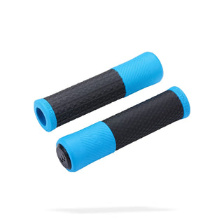 BBB Cycling BHG-97-BKBL-130 Viper Handlebar Grips - 130MM Black/Blue