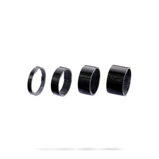 BBB Cycling BHP-35 Ultra Space Headset 1 1/8 5/10/15/20 Carbon Spacer - Black