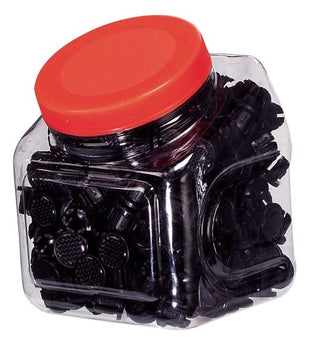 BBB Cycling BHT-92D End Caps Candy Box 250 Pcs - Carbon
