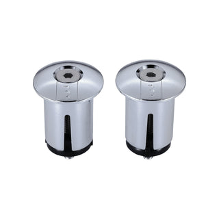 BBB Cycling BHT-96.CH Screwon Bar End Caps (2Pcs) - Chrome