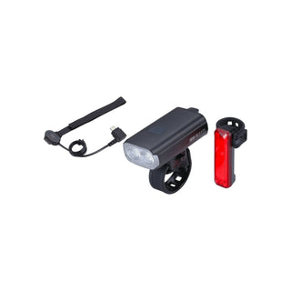 BBB Cycling BLS-137 Strike Duo 1200 Combo Light Set - Black