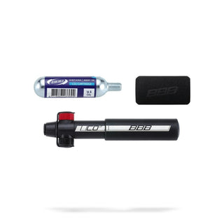 BBB Cycling BMP-33S CO2 Blaster Combo Mini Pump - Black