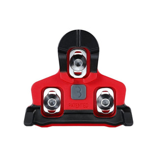 BBB Cycling BPD-06A-Red Power Clip Cleats SPD-SL Compatible - Red