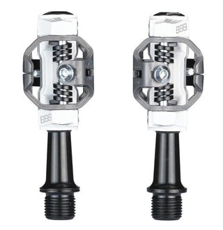 BBB Cycling BPD-14 Forcemount Clipless Crmo Axle Pedals - White
