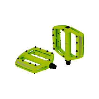 BBB Cycling BPD-36-NE-NS Coolride MTB Pedals - Neon Yellow