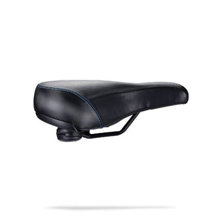 BBB Cycling BSD-107 Memfoam Confort Plus Upright Leather Saddle - Black