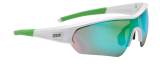 BBB Cycling BSG-43.4375 Select Sports Glasses - White/Green MLC