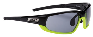 BBB Cycling BSG-45 Adapt Full Frame Smoke Lens Sports Glasses - Black/Neon