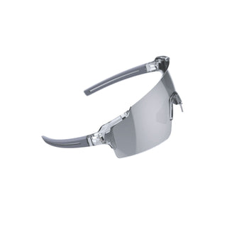 BBB Cycling BSG-70-NS Full View Clear Frame HC Smoke Sports Glasses - Silver