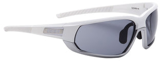 BBB Cycling BSG-45 Adapt Full Frame Red Lens Sports Glasses - White/Silver