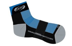 BBB Cycling BSO-01 Technofeet Short Socks - Black/Blue