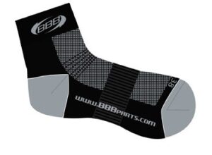 BBB Cycling BSO-01 Technofeet Short Socks - Black