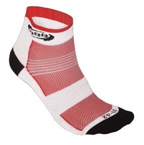 BBB Cycling BSO-01 Technofeet Short Socks - White/Red
