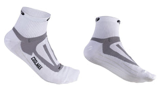 BBB Cycling BSO-04 Ergofeet Coolmax Short Socks - White