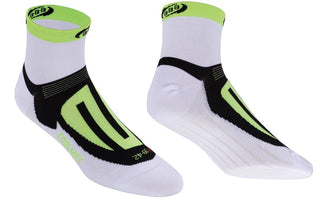 BBB Cycling BSO-04 Ergofeet Coolmax Short Socks - White/Neon