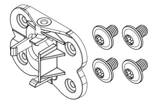 Bosch BBP324Y Compacttube Horizontal Plug Side Fixed Mount Screw-On Plate Kit