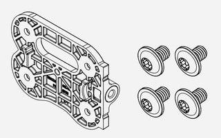 Bosch BBP324Y Compacttube Vertical Non Plug Side Fixed Mount Screw-On Plate Kit