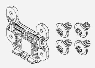 Bosch BBP324Y Compacttube Horizontal Non Plug Side Axial/Pivot Screw-On Plate Kit