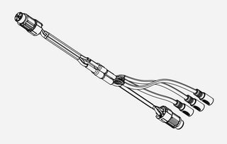 Bosch BCH3914_820 Battery Cable With Multi-Connector 820MM