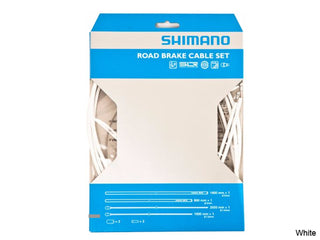 Shimano Advanced SIL-TEC Coated Road Brake Cable Set White