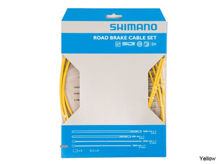 Shimano Advanced SIL-TEC Coated Road Brake Cable Set Yellow