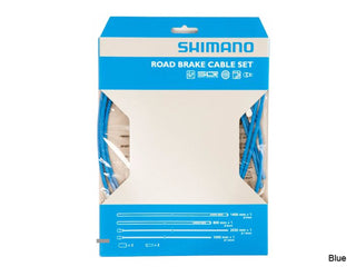 Shimano Advanced SIL-TEC Coated Road Brake Cable Set Blue