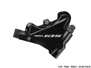 Shimano 105 ST-R7025 11 Speed Shifter With BR-R7070 Caliper Left - Rear Black Small Hand