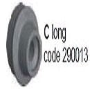 Cyclus Tools Plastic Adapter C, Long, Single