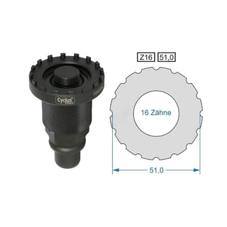 Cyclus Tools Snap In Tool Locknut Remover - Shimano Ep8/Steps 8000/Steps 6100