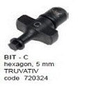 Cyclus Tools Bit C, Hexagon 5MM, Separate, For Chainring