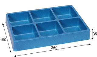 Cyclus Tools Tool Tray With 6 Compartments