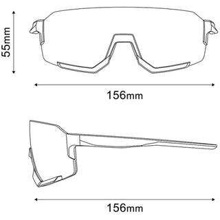 Shimano CE Aerolite Black Sunglasses w/ High-Contrast Lens