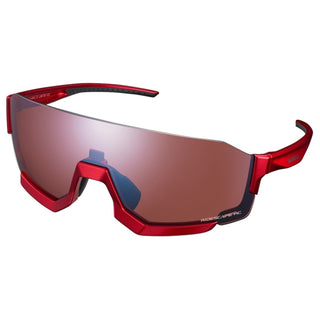Shimano CE Aerolite Metallic Red Sunglasses w/ High-Contrast Lens