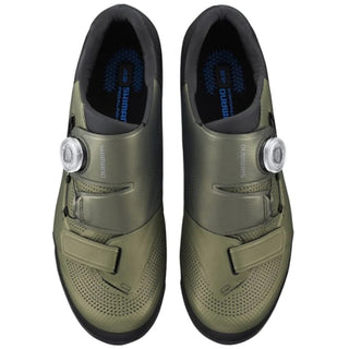 Shimano SH-XC502 E-Width Moss Green SPD Shoes