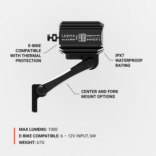 Lezyne EBike Macro Drive 1000