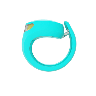 Knog Frog Head Bike Light 40 Lumens Rechargeable - Awesome Aquamarine