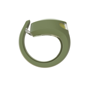 Knog Frog Head Bike Light 40 Lumens Rechargeable - Army Jacket Green
