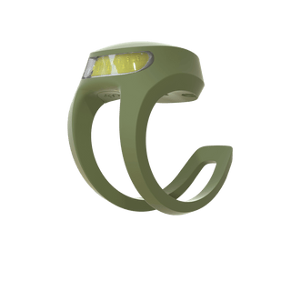 Knog Frog Head Bike Light 40 Lumens Rechargeable - Army Jacket Green