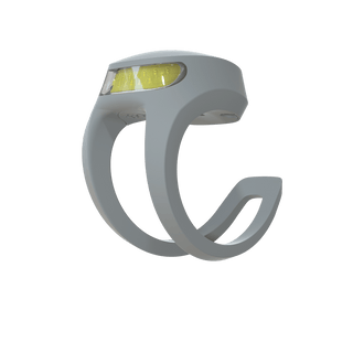 Knog Frog Head Bike Light 40 Lumens Rechargeable - Abyss Grey