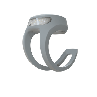 Knog Frog Rear Bike Light 20 Lumens Rechargeable - Abyss Grey