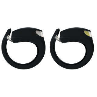 Knog Frog Bike Light Set 40/20 Lumens Rechargeable - Spider Black