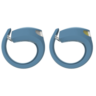 Knog Frog Bike Light Set 40/20 Lumens Rechargeable - Denim Blue